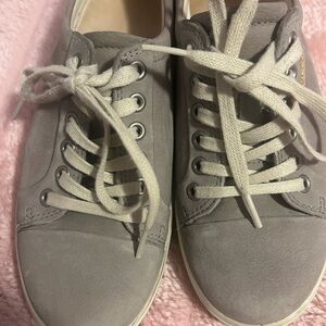 Ecco soft. Gray Lace-Up Sneakers